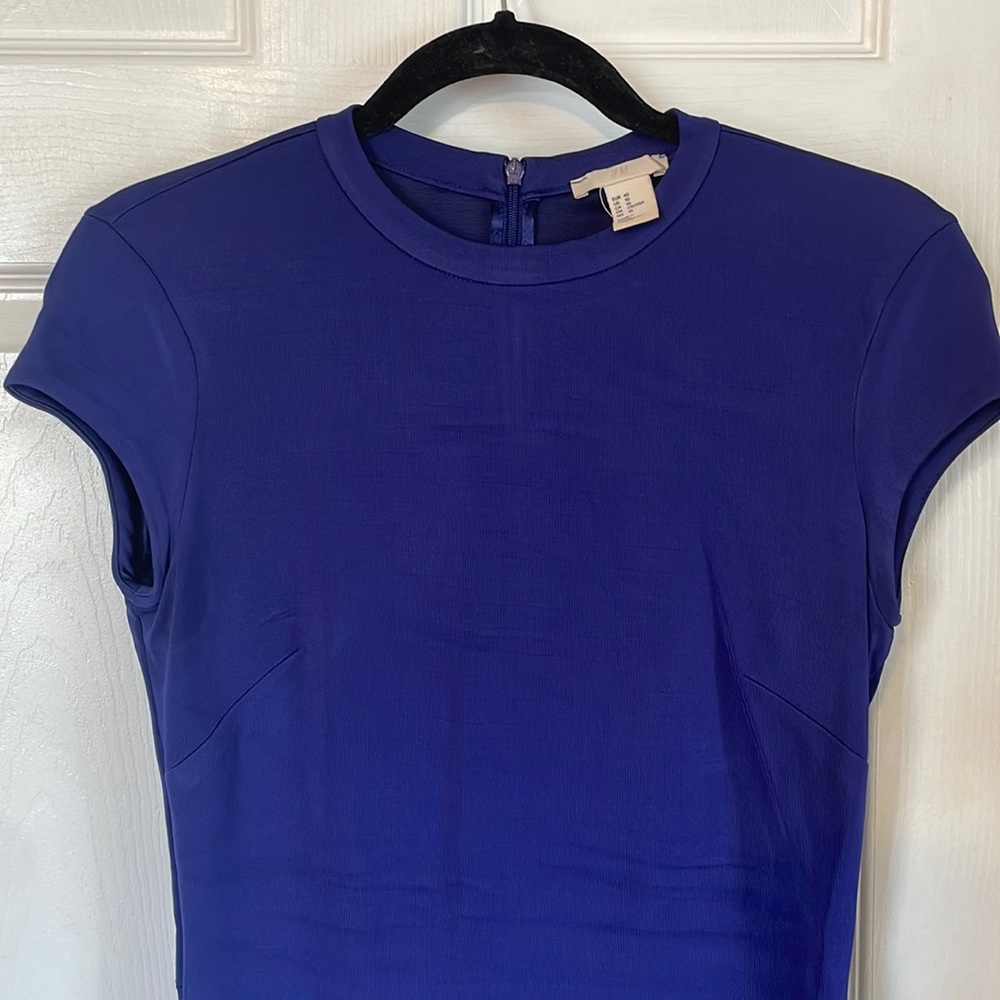 Body con blue H&M dress